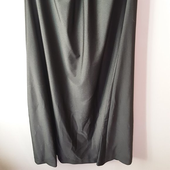 "Light in the Box" Black Open Back Sparkle Maxi Dress | Size 8-10 - Picture 8 of 13